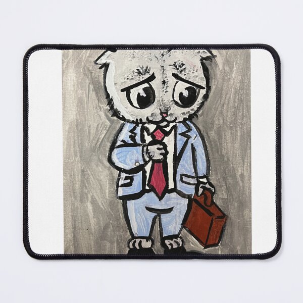 Item preview, Existential Crisis Zoom Lawyer Cat designed and sold by PewCat Art.