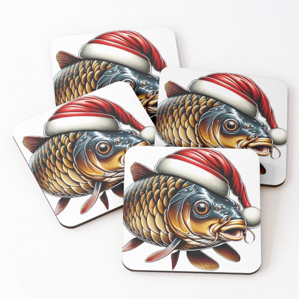 Item preview, Carp with Christmas Hat designed and sold by fkdesignsshirts.