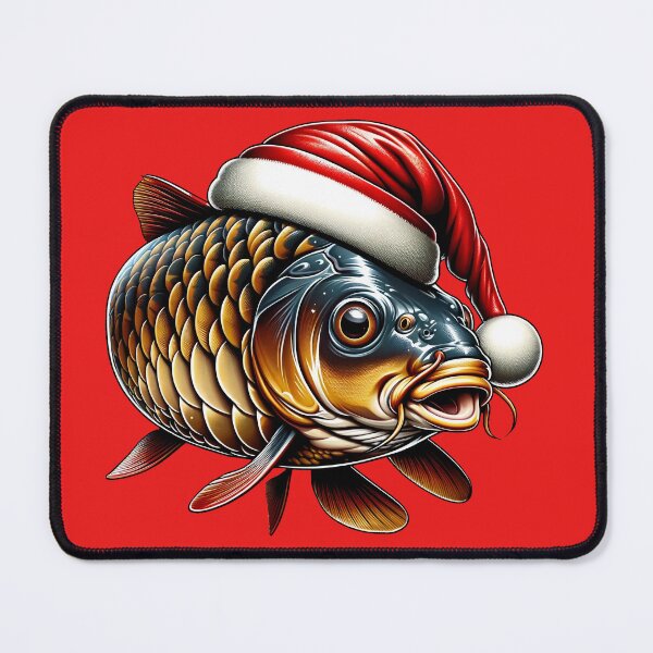 Item preview, Carp with Christmas Hat designed and sold by fkdesignsshirts.