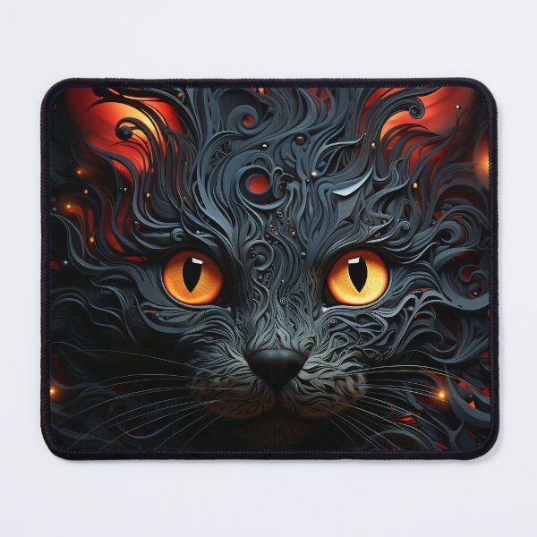 Item preview, Curly Black Cat designed and sold by OldNewAmbient.