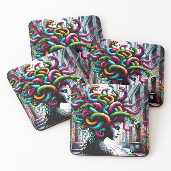 Item preview, Street Art Punk Medusa  designed and sold by Truck Stop One.