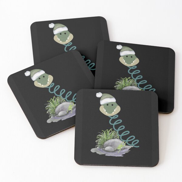 Item preview, Funny christmas spring snake designed and sold by Aneta Kilimnik.