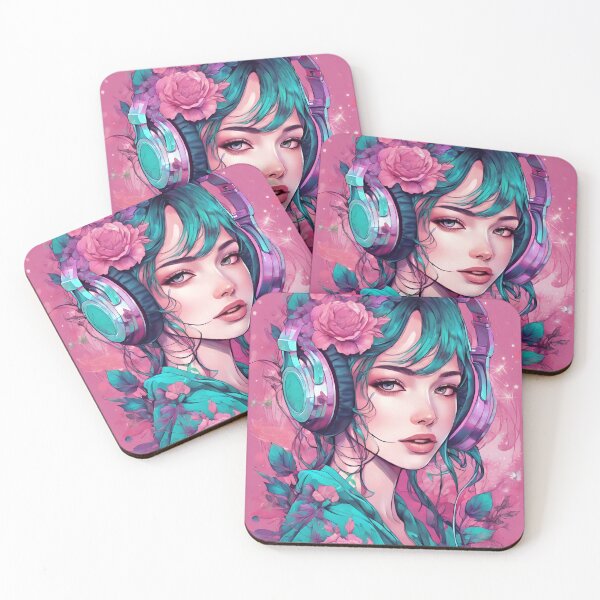 Item preview, Floral Music and Beats designed and sold by SilverSunStudio.