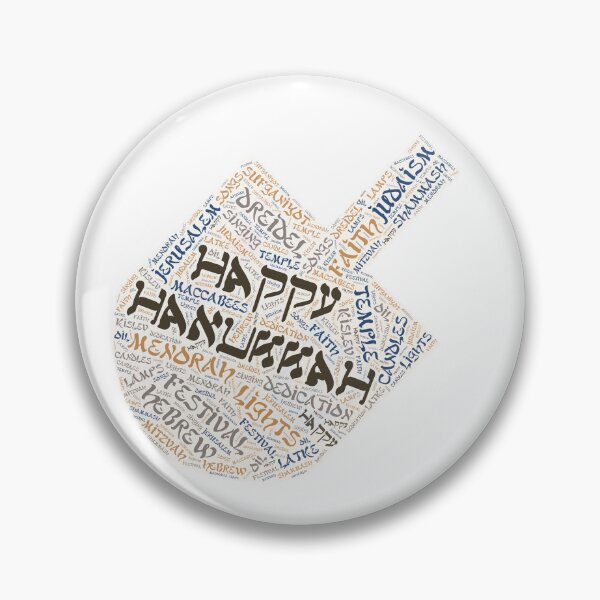 Item preview, Hanukkah Wordcloud for Lighter Backgrounds designed and sold by WordsYouLove.