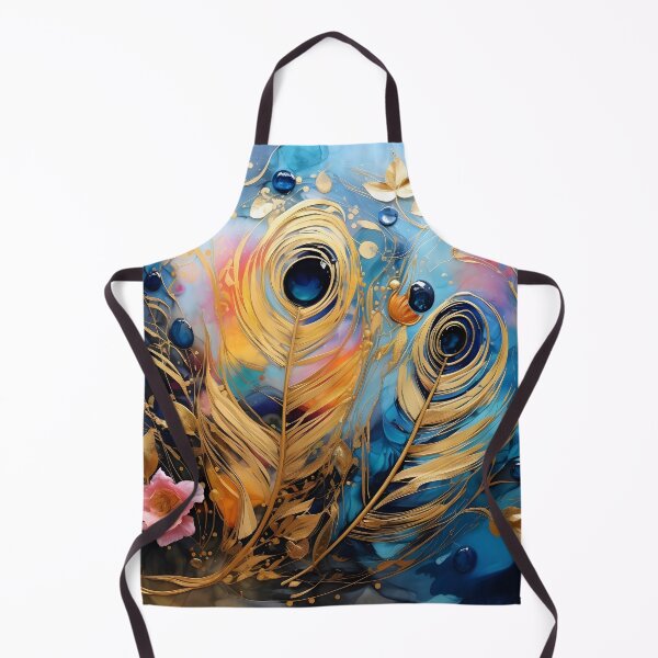 Item preview, Alcohol ink feather glass art print designed and sold by dcrc.