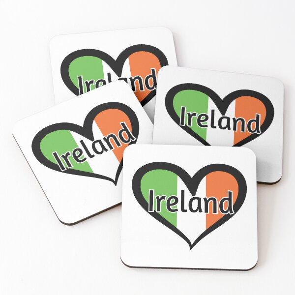 Item preview, Ireland Irish Flag Heart designed and sold by Freshinkshop.