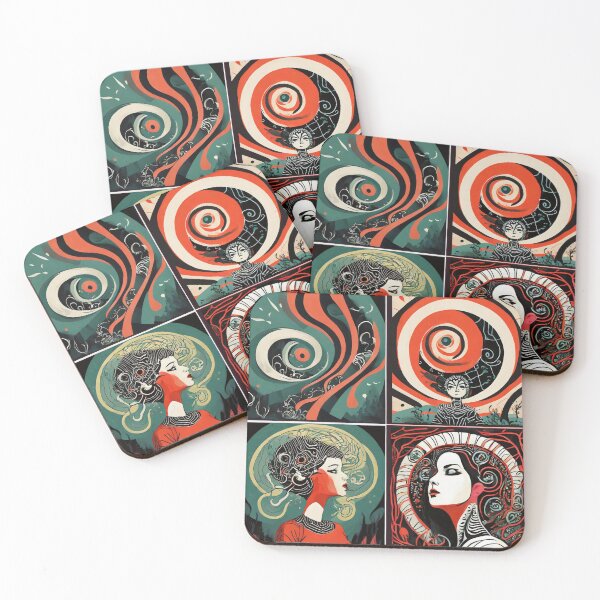 Item preview, Psychedelic Art -Vintage 70s 8 designed and sold by DM-MD.
