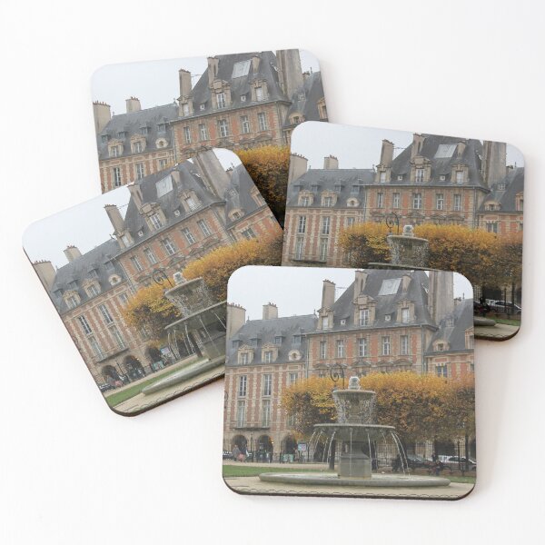 Item preview, Paris Autumn Place des Vosges Fountain designed and sold by Elena Skvortsova.