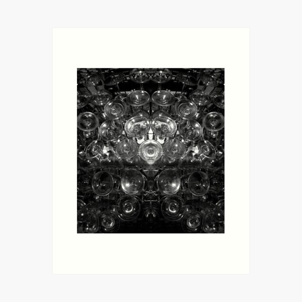 Item preview, Glasses in black and white by Adelaide artist Avril Thomas at Magpie Springs designed and sold by MagpieSprings.