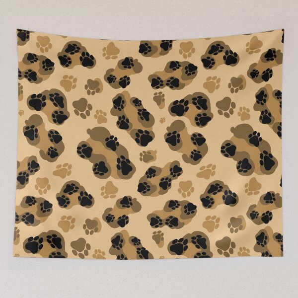 Item preview, Leopard Paws Cute Pattern by Tobe Fonseca designed and sold by Tobe Fonseca®.