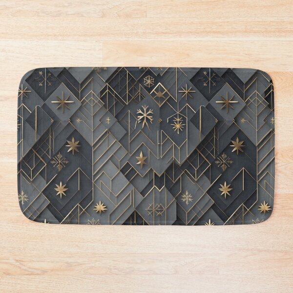 Item preview, GOLDEN CARVED STARS,  GRAY COLOUR BACKGROUND, MODERN AND ELEGANT PATTERN designed and sold by Meandmyshop.