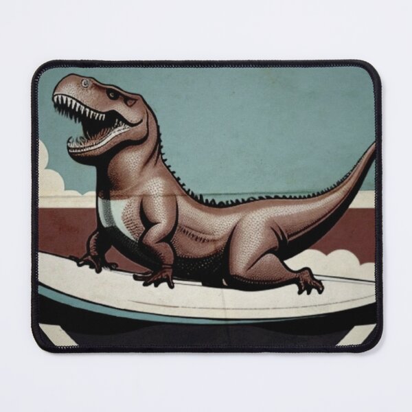 Item preview, DINOSAUR ON A SURFBOARD designed and sold by inarausch2023.