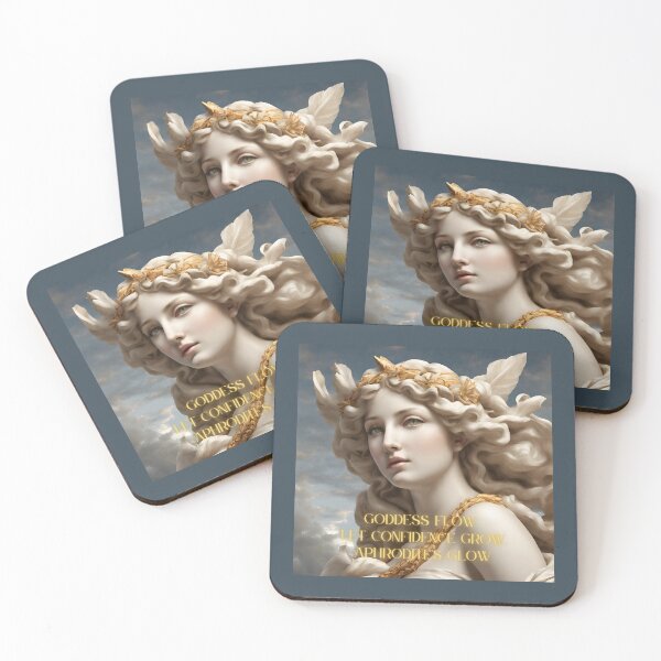 Item preview, Aphrodite Greek Goddess of Love and Beauty Quote designed and sold by TheLocoShop.