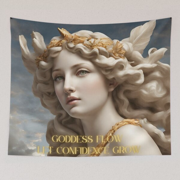 Item preview, Aphrodite Greek Goddess of Love and Beauty Quote designed and sold by TheLocoShop.
