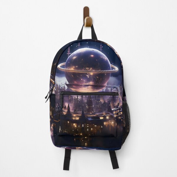 Item preview, Spacecraft in cosmic night designed and sold by AI-Only Creations.