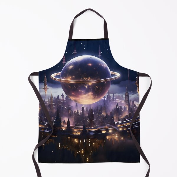 Item preview, Spacecraft in cosmic night designed and sold by AI-Only Creations.