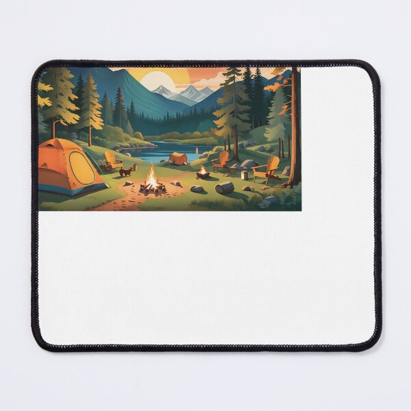 Item preview, Vintage Camping Adventure Under the Stars designed and sold by PanoramaPrints.