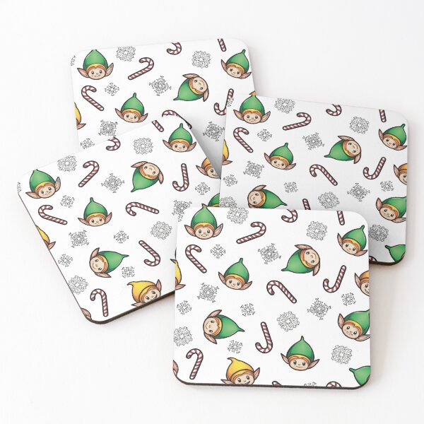 Item preview, Elves and Candy Canes designed and sold by GeekMindUK.