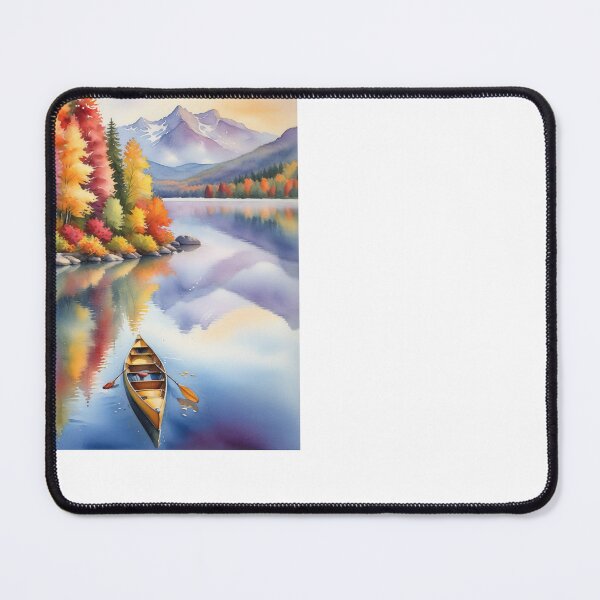 Item preview, Serene Autumn Canoe Journey designed and sold by PanoramaPrints.