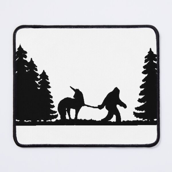 Item preview, Bigfoot walking unicorn designed and sold by thatstickerguy.
