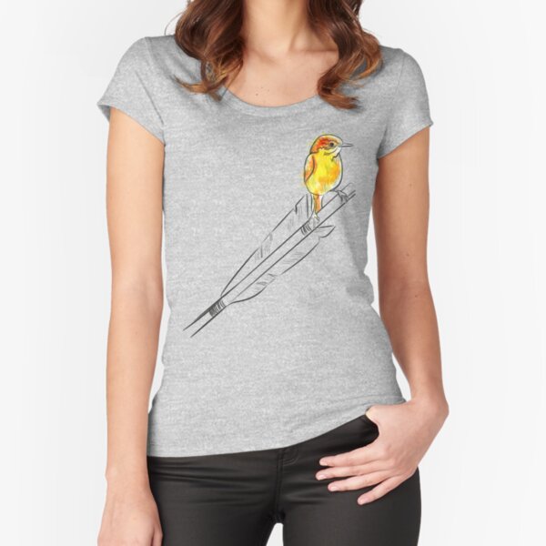 ARROW BIRD (Bogenschießen by BOWTIQUE) Tailliertes Rundhals-Shirt