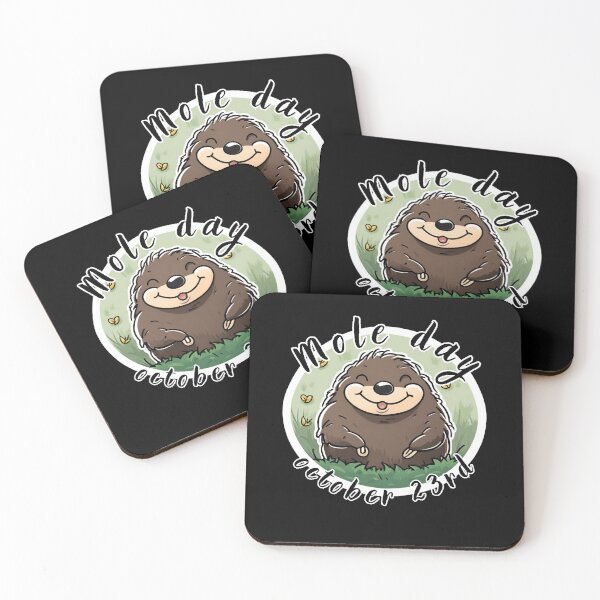 Item preview, Smiling mole (Mole day) designed and sold by ViaNature.