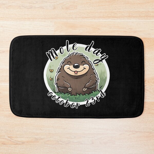 Item preview, Smiling mole (Mole day) designed and sold by ViaNature.