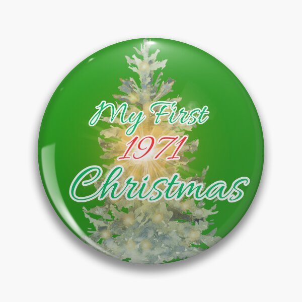 Item preview, 1971 My First Christmas Year of Birth Christmas Tree designed and sold by awhitehill.