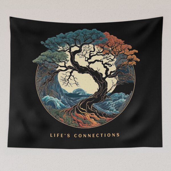 Item preview, Tree Of Life - Life's Connections - a Sacred Symbol Design designed and sold by Mindful-Designs.