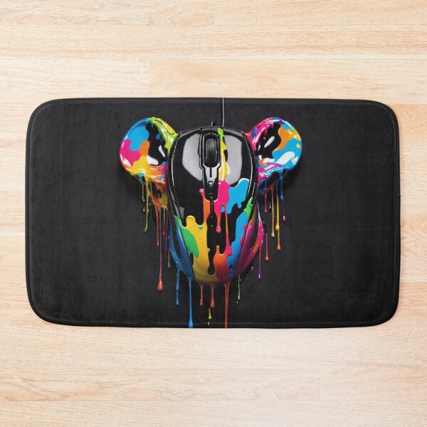 Item preview, Dripping Paint on Black Mouse designed and sold by Sadia  Jannat.