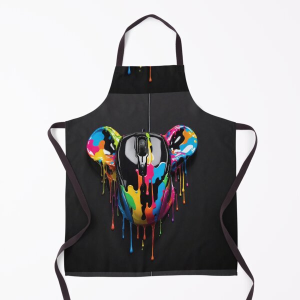 Item preview, Dripping Paint on Black Mouse designed and sold by Sadia  Jannat.