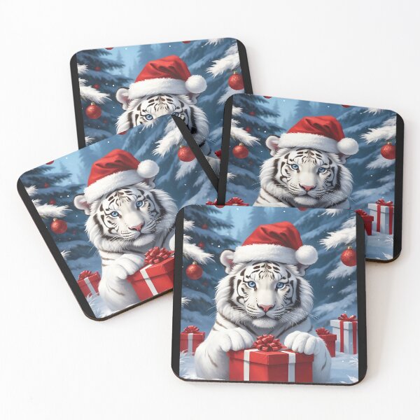Item preview, Snowy Paws and Present Delight: A White Tiger's Christmas Tale. Blank designed and sold by Lloyd Oldham.