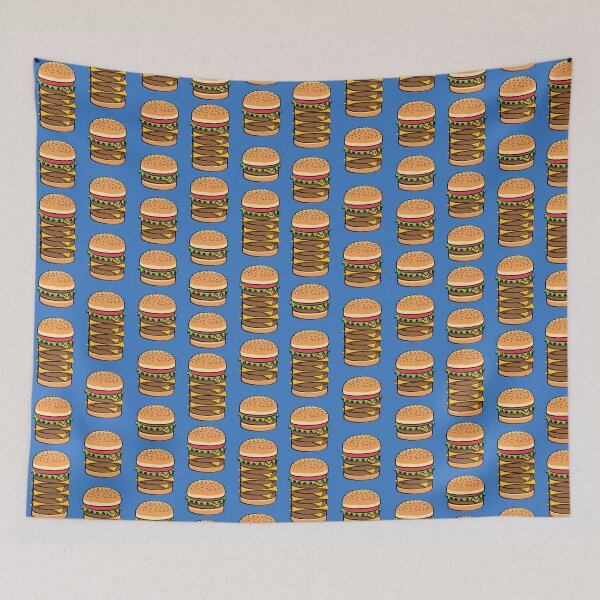 Artikelvorschau, Cheeseburger – blau entworfen und verkauft von littlearrow.