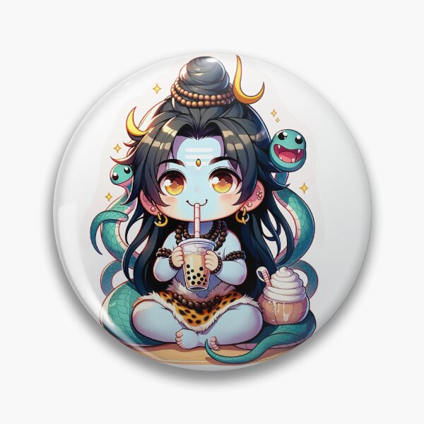 Item preview, Lord Shiva Enjoying some Bubble Tea designed and sold by GingerLFranklin.