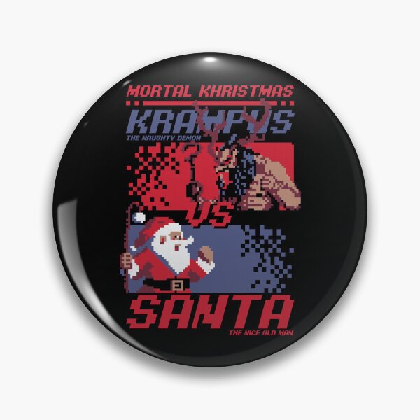 Item preview, Christmas Fight - Pixel Santa vs Krampus designed and sold by Studio Mootant.
