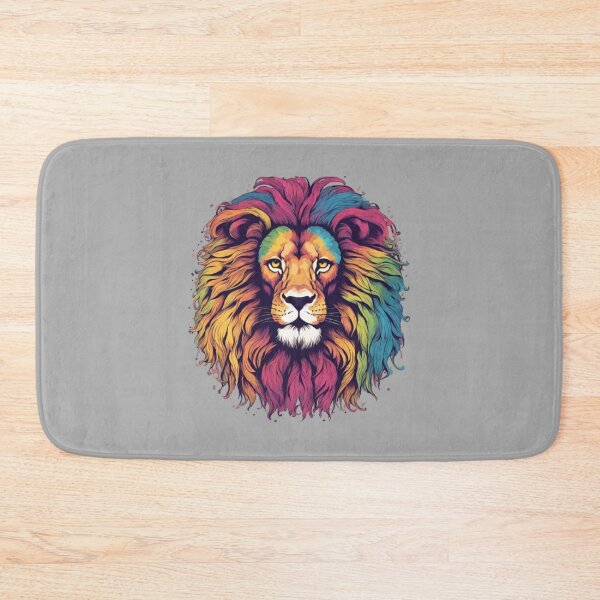 Item preview, Colorful lion  designed and sold by ComeeAndSeee.