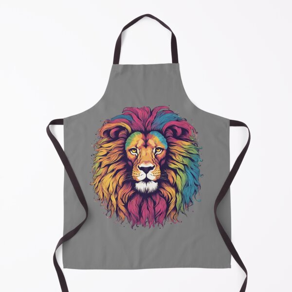 Item preview, Colorful lion designed and sold by ComeeAndSeee.