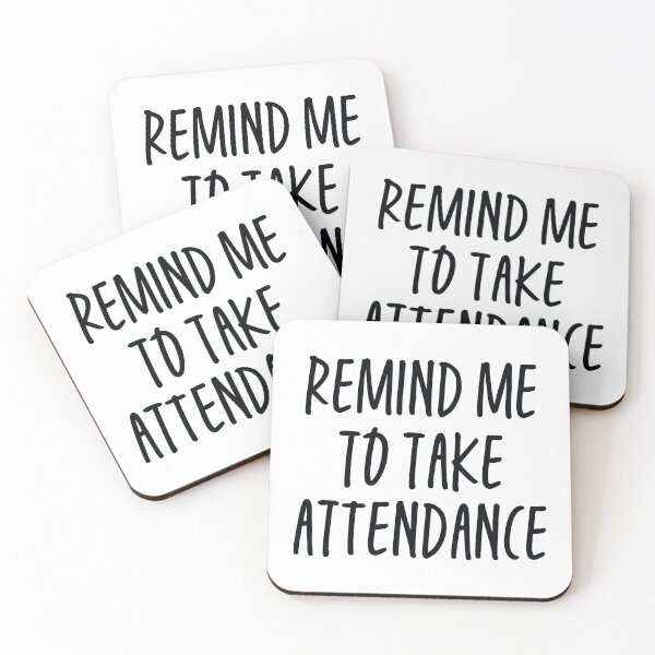 Item preview, Remind Me To Take Attendance designed and sold by ScienceCorner.