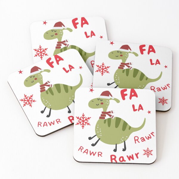 Item preview, Fa la rawr rawr rawr kids Christmas dinosaur  designed and sold by Scenic.