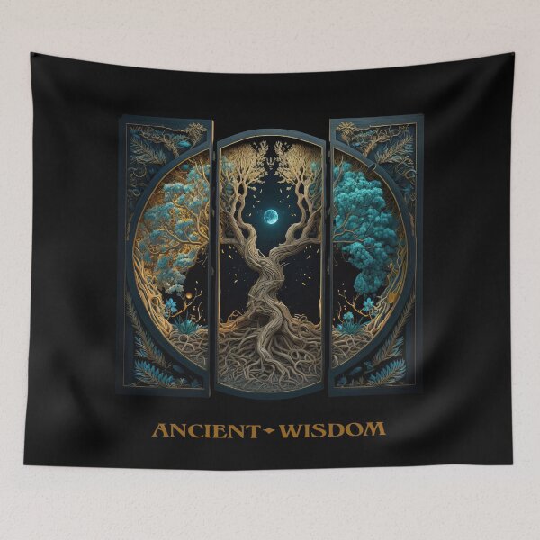 Item preview, Tree Of Life - Ancient Wisdom - a Sacred Symbol Design designed and sold by Mindful-Designs.