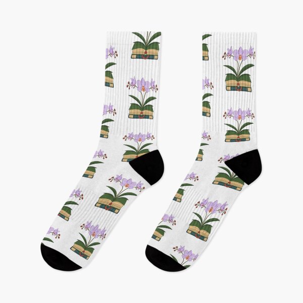 Item preview, Flowers Growing From Book | A beautiful light purple Orchid designed and sold by CircinusStore.
