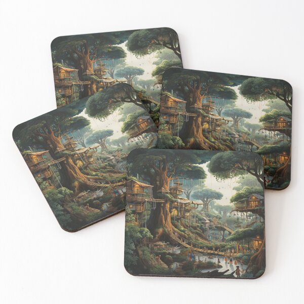 Item preview, Scurrani Forest AI Art print designed and sold by Amberjackdaw.