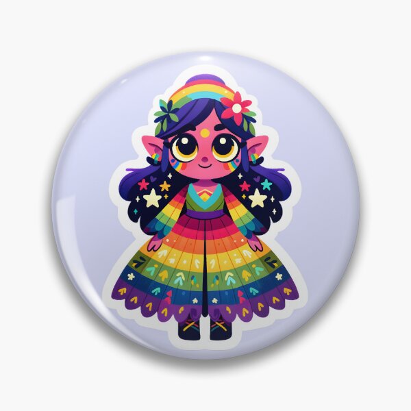 Item preview, Whimsical Rainbow Elf-Gnome designed and sold by Anechkau.