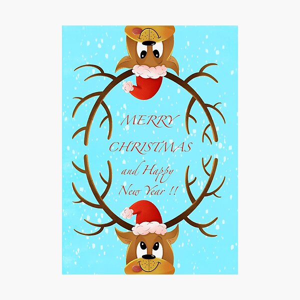 Christmas illustration Photographic Print