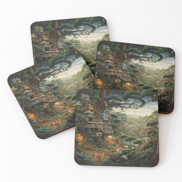 Item preview, Scurrani Forest Alternate 1 AI Art print designed and sold by Amberjackdaw.