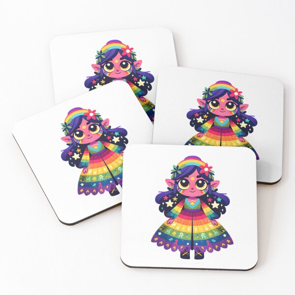 Item preview, Whimsical Rainbow Elf-Gnome designed and sold by Anechkau.