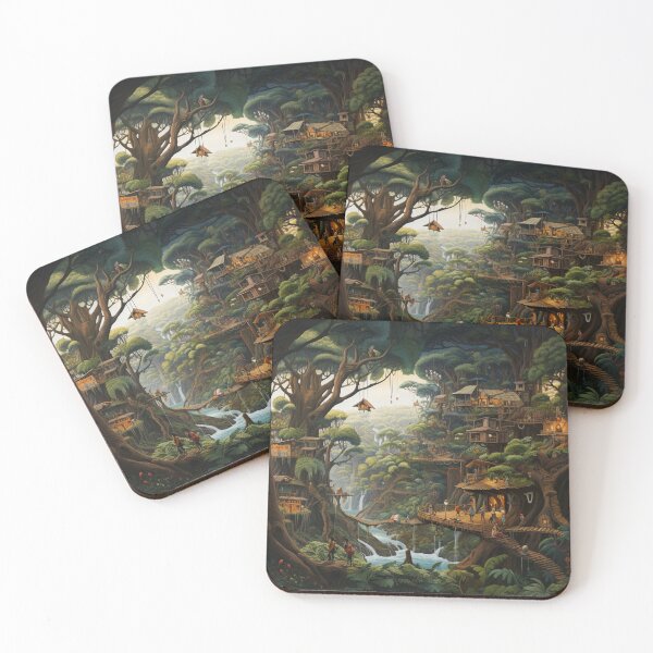 Item preview, Scurrani Forest Alternate 2 AI Art print designed and sold by Amberjackdaw.