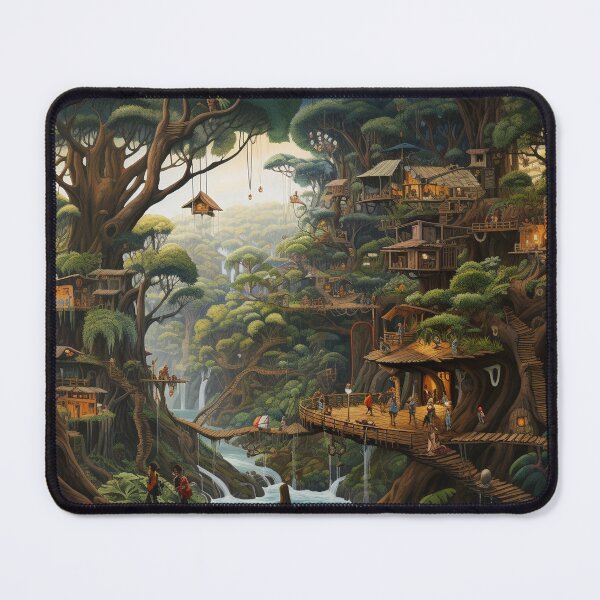 Item preview, Scurrani Forest Alternate 2 AI Art print designed and sold by Amberjackdaw.