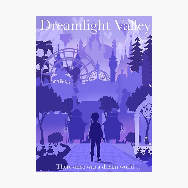 Item preview, Dream Light Valley Landscape - purple designed and sold by Redfoxart21.