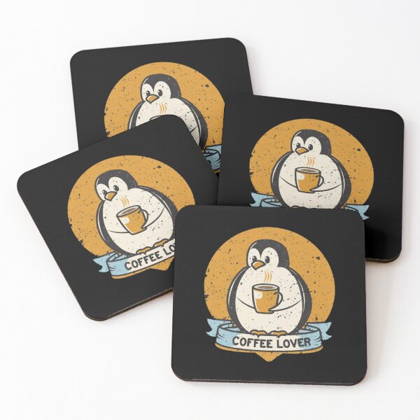 Item preview, Penguin Coffee Lover designed and sold by SignumShop.